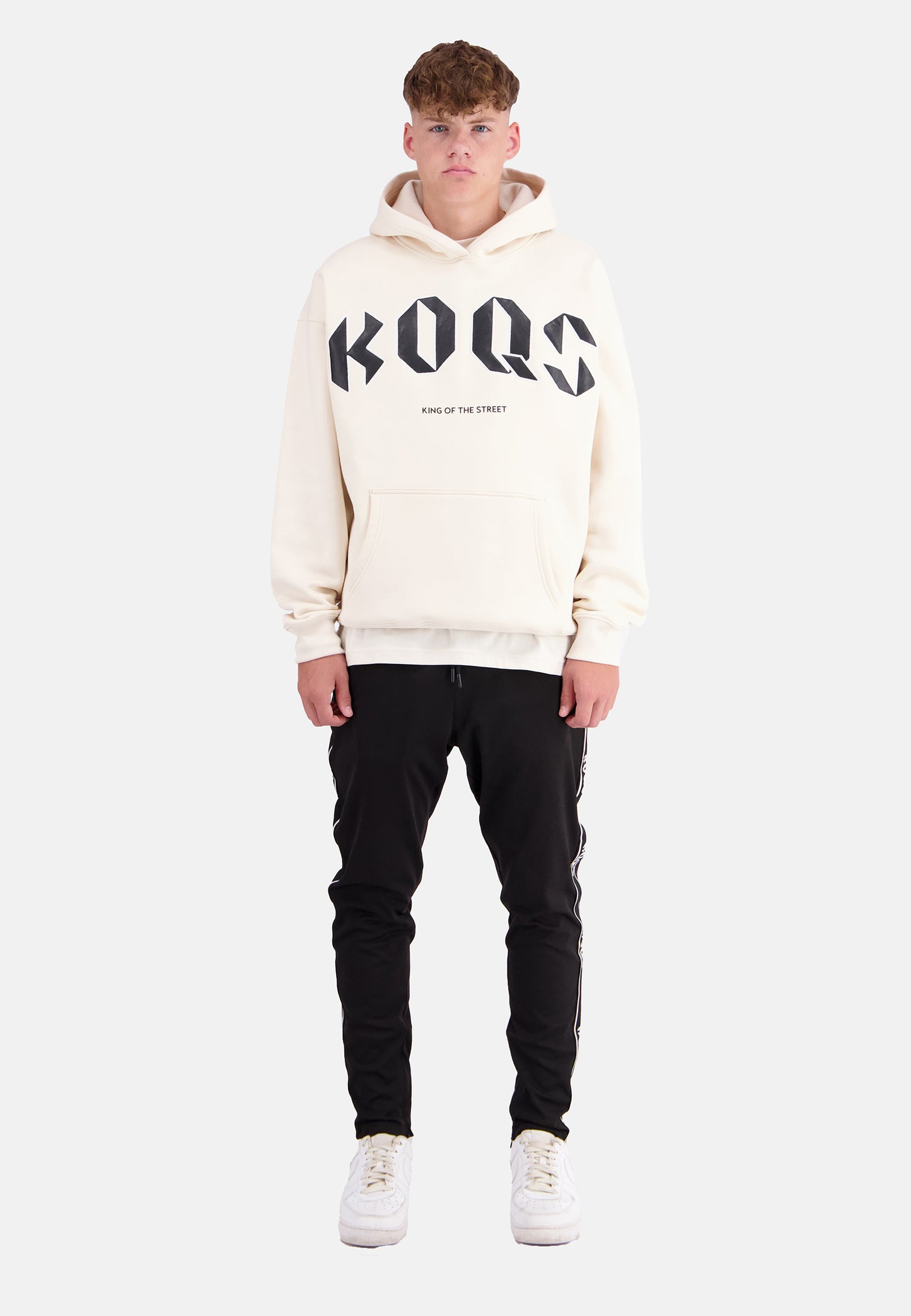 King of the Street PU-Patch Hoodie