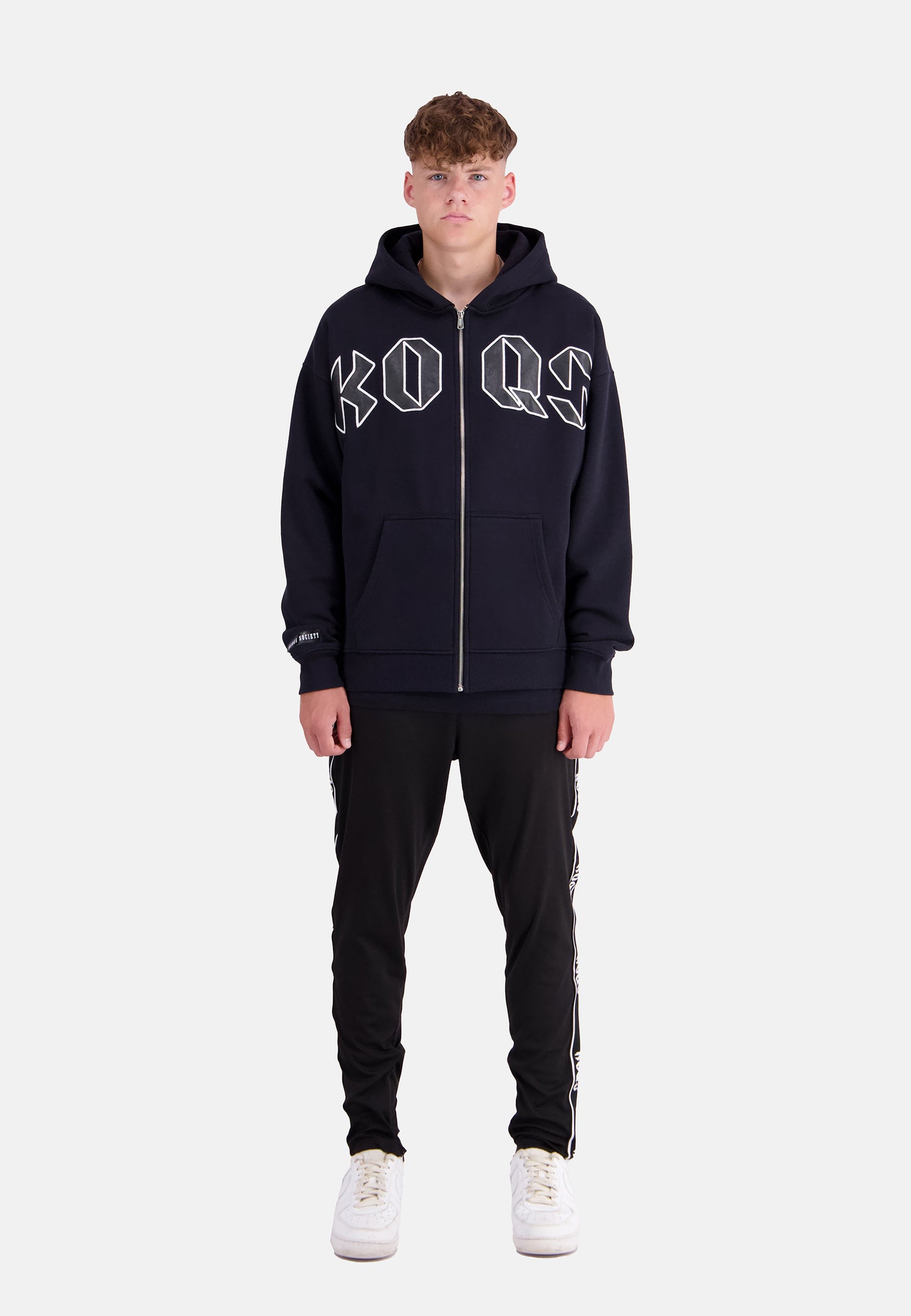 PU-Patch Sweat Jackett