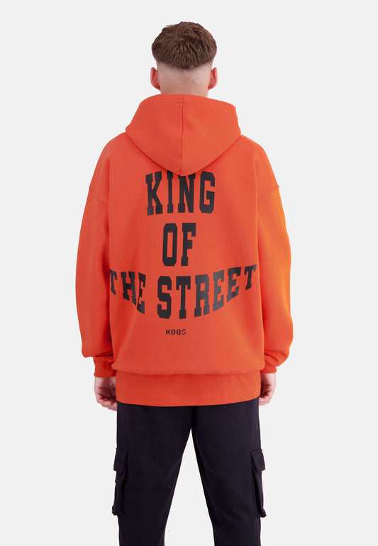 King of the street Back Print Hoodie