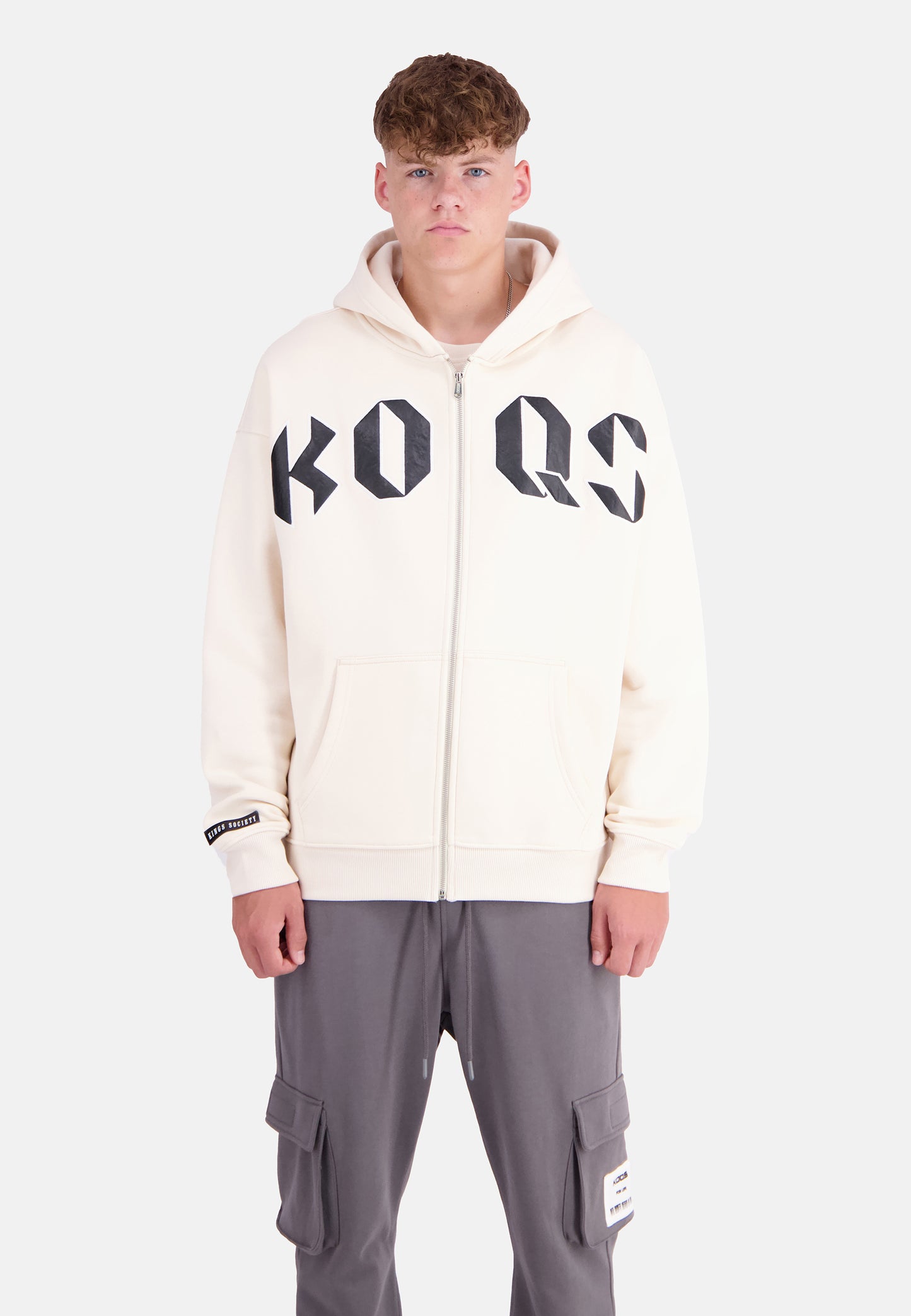 PU-Patch Sweat Jackett